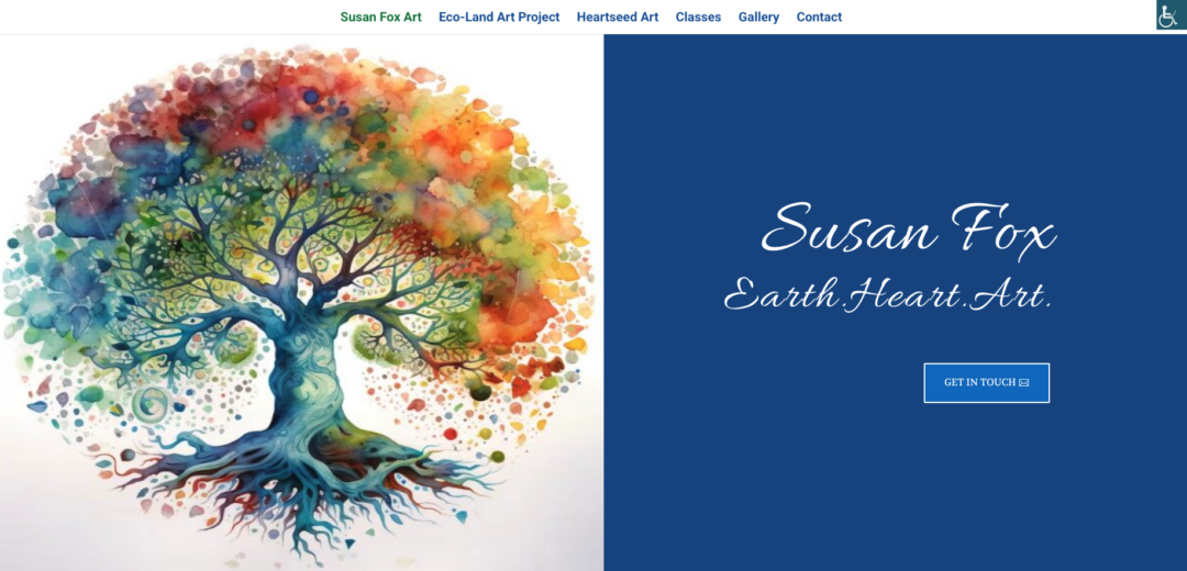 Susan Fox Art - Earth, Heart, Art - Website Designs by Lisa